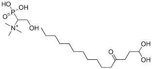 CAS#: 3476-42-4， (3-Dodecanoyloxy-2-Hydroxypropyl) 2-Trimethylazaniumylethyl Phosphate