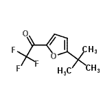 CAS#: 34773-53-0， 2,2,2-Trifluoro-1-[5-(2-Methyl-2-Propanyl)-2-Furyl]Ethanone