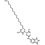 CAS#: 34922-45-7， (2S)-2-(2-Methylpropanoyl-Octadecyl-Amino)-4-Oxo-4-[(3-Oxo-1,2-Dihydroindazol-6-Yl)Amino]Butanoic Acid