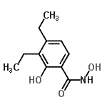 CAS 登录号：349392-83-2， 3,4-二乙基-N,2-二羟基苯甲酰胺
