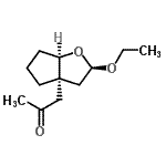 CAS#: 351010-34-9， 1-[(2R,3aR,6aR)-2-Ethoxyhexahydro-3aH-cyclopenta[b]furan-3a-yl]acetone