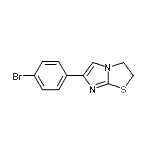 CAS 登录号：35181-52-3， 6-(4-溴苯基)-2,3-二氢咪唑并[2,1-b][1,3]噻唑