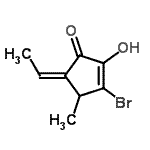 CAS#: 353476-10-5， (5Z)-3-Bromo-5-Ethylidene-2-Hydroxy-4-Methyl-2-Cyclopenten-1-One