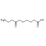 结构式 CAS# 35383-65-4, 7-氧代癸酸