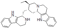 CAS#: 35471-11-5， (2S,3R,12bS)-3-Ethyl-2-[[(1S)-2,3,4,9-Tetrahydro-1H-Pyrido[3,4-b]Indol-1-Yl]Methyl]-1,2,3,4,6,7,12,12B-Octahydroindolo[3,2-H]Quinolizine