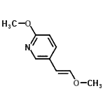 CAS#: 354812-07-0， 2-Methoxy-5-[(E)-2-Methoxyvinyl]Pyridine