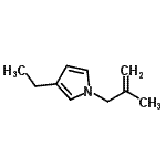 CAS 登录号：355114-76-0， 3-乙基-1-(2-甲基-2-丙烯-1-基)-1H-吡咯