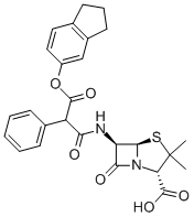 CAS#: 35531-88-5， Carindacillin