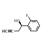 CAS#: 355806-87-0， (1R)-1-(2-Fluorophenyl)-3-Butyn-1-Ol