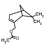 CAS#: 35670-93-0， (6,6-Dimethylbicyclo[3.1.1]Hept-2-En-2-Yl)Methyl Acetate