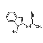 CAS#: 35681-61-9， 2-[(1-Methyl-1H-Benzimidazol-2-Yl)Amino]Propanenitrile