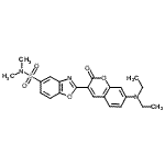 CAS 登录号：35773-44-5， 2-[7-(二乙基氨基)-2-氧代-苯并吡喃-3-基]-N,N-二甲基-1,3-苯并恶唑-5-磺酰胺