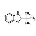 CAS 登录号：35844-59-8， 2-(2-甲基-2-丙基)-2,3-二氢-1,3-苯并噻唑