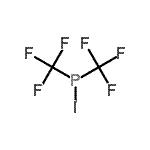 CAS 登录号：359-64-8， 二(三氟甲基)亚膦酰碘