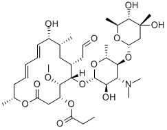 CAS#: 35906-56-0， [(4R,5S,6S,7R,9R,10R,11E,13E,16R)-6-[(2S,3R,4R,5S,6R)-5-[(2S,4R,5S,6S)-4,5-Dihydroxy-4,6-Dimethyloxan-2-Yl]Oxy-4-Dimethylamino-3-Hydroxy-6-Methyloxan-2-Yl]Oxy-10-Hydroxy-5-Methoxy-9,16-Dimethyl-2-Oxo-7-(2-Oxoethyl)-1-Oxacyclohexadeca-11,13-Dien-4-Yl] Propanoate