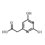 CAS#: 35978-12-2， (6-Oxo-2-Thioxo-1,2,3,6-Tetrahydro-4-Pyrimidinyl)Acetic Acid