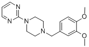 CAS#: 3601-85-2， 2-[4-[(3,4-Dimethoxyphenyl)Methyl]Piperazin-1-Yl]Pyrimidine
