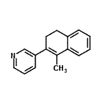 CAS#: 3614-50-4， 3-(1-Methyl-3,4-Dihydro-2-Naphthalenyl)Pyridine