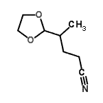 CAS#: 3619-42-9， 4-(1,3-Dioxolan-2-Yl)Pentanenitrile