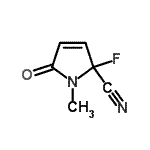 CAS#: 363152-95-8， 2-Fluoro-1-Methyl-5-Oxo-2,5-Dihydro-1H-Pyrrole-2-Carbonitrile