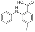 CAS 登录号：365-54-8， 4-氟-2-苯基氨基-苯甲酸