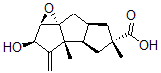 CAS#: 3650-17-7， (1aR-(1aalpha,2beta,3abeta,3balpha,5alpha,6aalpha,7aS*))-Decahydro-2-hydroxy-3a,5-dimethyl-3-methylene-Cyclopenta(4,5)pentaleno(1,6a-b)oxirene-5-carboxylic acid