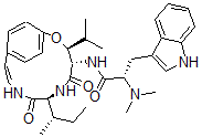 CAS#: 36535-97-4， (2S)-N-[(3S,4S,7S,10Z)-7-[(2S)-Butan-2-Yl]-5,8-Dioxo-3-Propan-2-Yl-2-Oxa-6,9-Diazabicyclo[10.2.2]Hexadeca-1(15),10,12(16),13-Tetraen-4-Yl]-2-Dimethylamino-3-(1H-Indol-3-Yl)Propanamide
