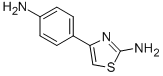 结构式 CAS# 3673-53-8, 4-(4-氨基-苯基)-噻唑-2-胺