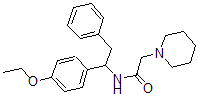 CAS#: 36838-40-1， N-[1-(4-Ethoxyphenyl)-2-Phenylethyl]-2-Piperidin-1-Ylacetamide