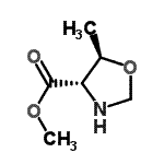 CAS#: 368424-95-7， Methyl (4S,5R)-5-Methyl-1,3-Oxazolidine-4-Carboxylate