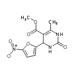 CAS#: 3690-88-8， Methyl 6-Methyl-4-(5-Nitro-2-Furyl)-2-Oxo-1,2,3,4-Tetrahydro-5-Pyrimidinecarboxylate