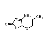 CAS 登录号：370876-75-8， 4-氨基-5-丙氧基-2(5H)-呋喃酮