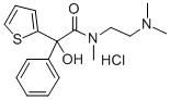 CAS 登录号：37109-10-7， N-(2-二甲基氨基乙基)-2-羟基-N-甲基-2-苯基-2-噻吩-2-基乙酰胺盐酸盐