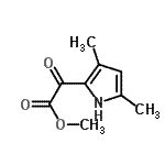 CAS 登录号：371786-24-2， 甲基(3,5-二甲基-1H-吡咯-2-基)(氧代)乙酸酯