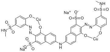 CAS#: 37279-54-2， Disodium [mu-[[7,7'-Iminobis[4-Hydroxy-3-[[2-Hydroxy-5-(N-Methylsulphamoyl)Phenyl]Azo]Naphthalene-2-Sulphonato]](6-)]]Dicuprate(2-)