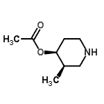 CAS#: 373603-82-8， (3R,4S)-3-Methyl-4-Piperidinyl Acetate