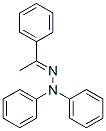 结构式 CAS# 3741-90-0, N-苯基-N-(1-苯基亚乙基氨基)苯胺
