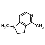 CAS 登录号：374589-90-9， 1,4-二甲基-2,3-二氢-1H-吡咯并[3,2-c]吡啶