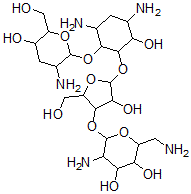 CAS#: 37636-51-4， 5-Amino-2-(Aminomethyl)-6-[5-[3,5-Diamino-2-[3-Amino-5-Hydroxy-6-(Hydroxymethyl)Oxan-2-Yl]Oxy-6-Hydroxycyclohexyl]Oxy-4-Hydroxy-2-(Hydroxymethyl)Oxolan-3-Yl]Oxyoxane-3,4-Diol