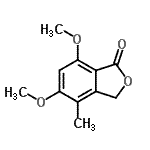 CAS#: 37715-47-2， 5,7-Dimethoxy-4-Methyl-2-Benzofuran-1(3H)-One