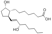 结构式 CAS# 37785-98-1, 7-[(1R,2S,5R)-2-羟基-5-[(E,3S)-3-羟基辛-1-烯基]环戊基]庚酸