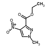 CAS 登录号：378203-86-2， 乙基1-甲基-4-硝基-1H-吡唑-3-羧酸酯