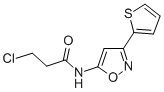 CAS#: 37853-43-3， 3-Chloro-N-(3-Thiophen-2-Yl-1,2-Oxazol-5-Yl)Propanamide