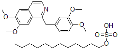 CAS#: 37933-68-9， Papaverine lauryl sulfate
