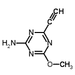 CAS#: 37972-27-3， 4-Ethynyl-6-Methoxy-1,3,5-Triazin-2-Amine