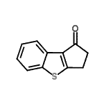 结构式 CAS# 38006-16-5, 2,3-二氢-1H-苯并[b]环戊二烯并[D]噻吩-1-酮