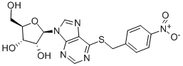 结构式 CAS# 38048-32-7, S-(4-硝基苄基)-6-硫代肌苷
