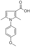 CAS 登录号：3807-58-7， 1-(4-甲氧基苯基)-2,5-二甲基-1H-吡咯-3-羧酸