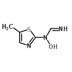 CAS 登录号：382136-53-0， N-羟基-N-(5-甲基-1,3-噻唑-2-基)亚氨代甲酰胺