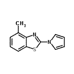 CAS 登录号：383142-57-2， 4-甲基-2-(1H-吡咯-1-基)-1,3-苯并噻唑